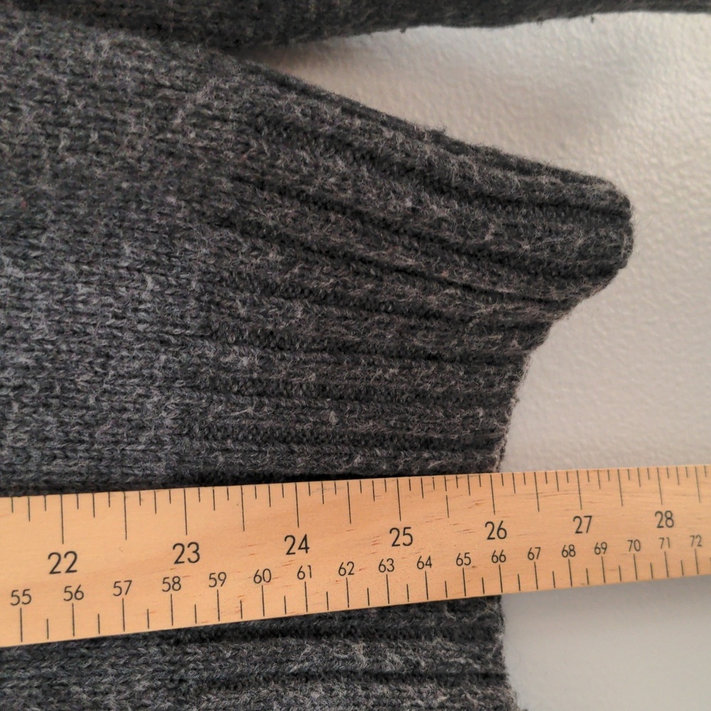 Vintage Mickey University Varsity Sweater Unisex Med Wool Blend Disney Grey - Picture 5 of 8